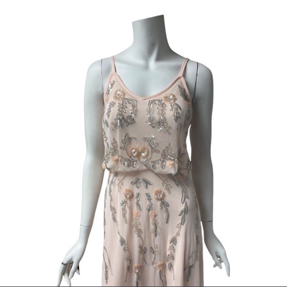 Altar’d State Pale Pink Duchess Dress - Picture 4 of 9